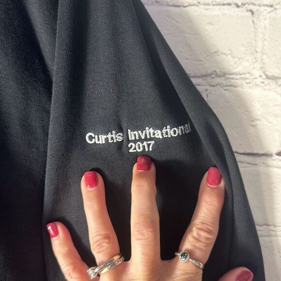 Peter Millar Quarter-zip Pullover Black Kinloch and Curtis Invitational 2017 XL - Picture 3 of 10